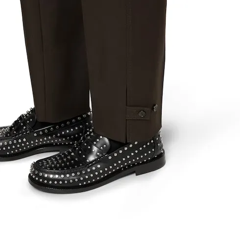 Wool Gabardine Pant With Logo