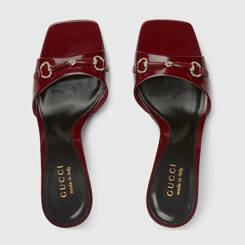 Slide Sandal With Horsebit