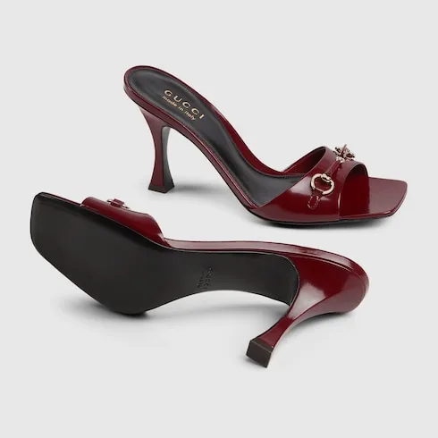 Slide Sandal With Horsebit