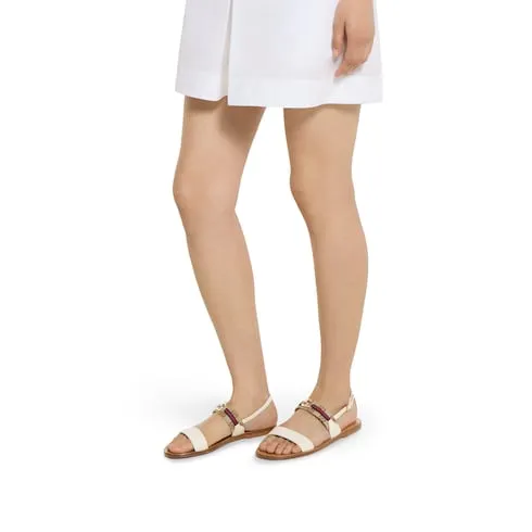 Sandal With Interlocking G And Web