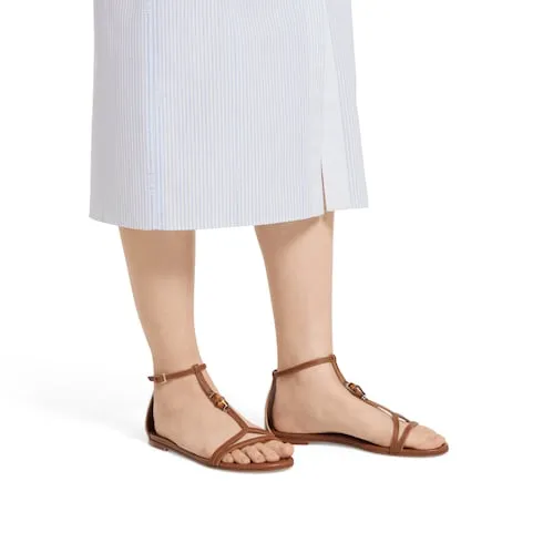 Sandal With Bamboo Detail