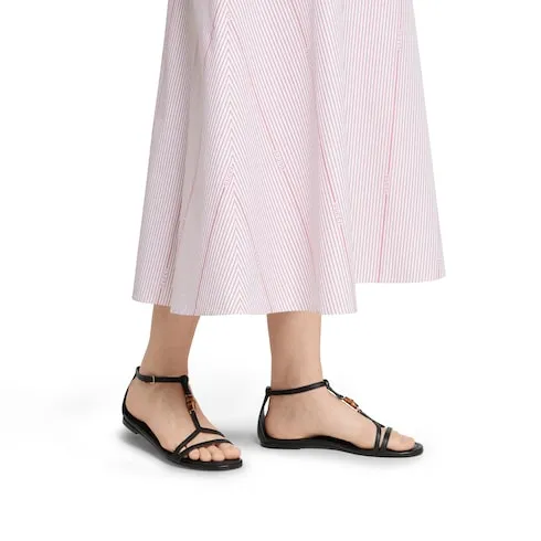 Sandal With Bamboo Detail