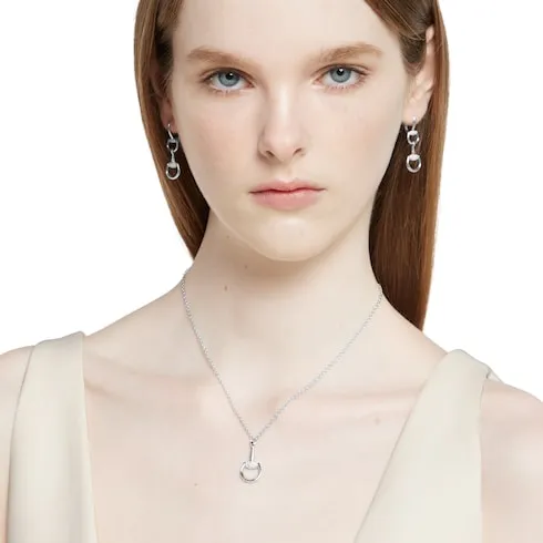 Gucci Horsebit Diamond 18K Necklace
