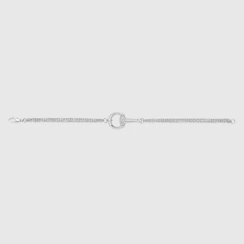 Gucci Horsebit Diamond 18K Bracelet