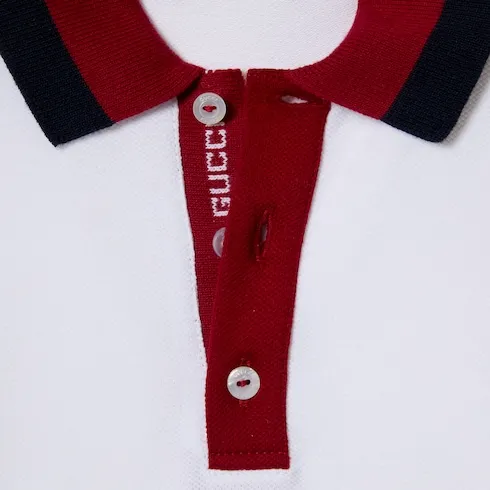 Baby Cotton Polo Shirt With Web