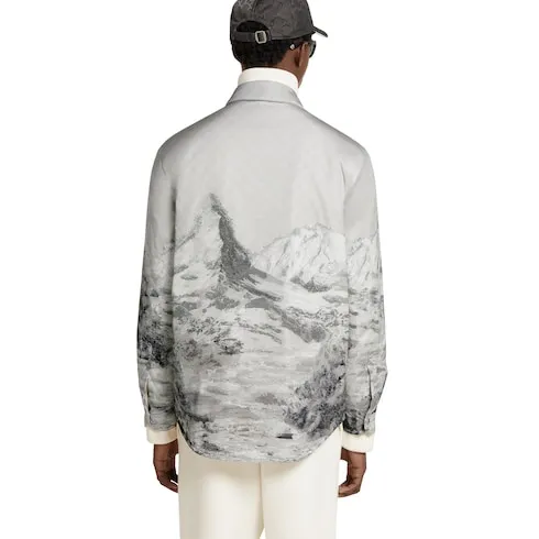 Printed Nylon Jacket