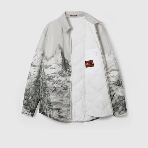 Printed Nylon Jacket