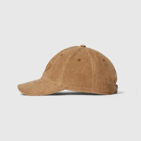 Velvet Baseball Hat With Embroidery