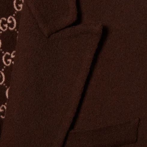 Long Silk Wool Gilet
