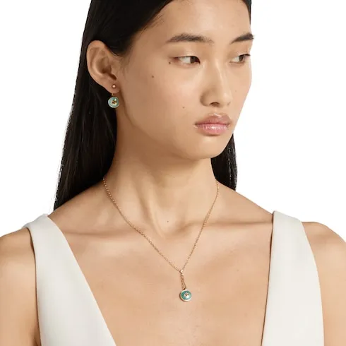 Gucci Interlocking 18K Pendant Necklace