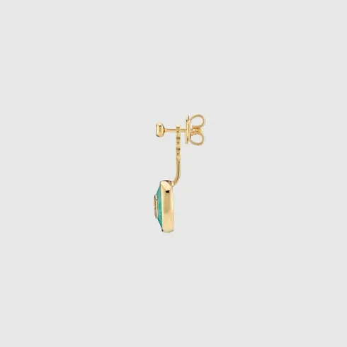 Gucci Interlocking 18K Earrings