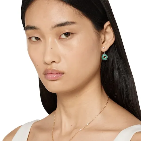 Gucci Interlocking 18K Earrings