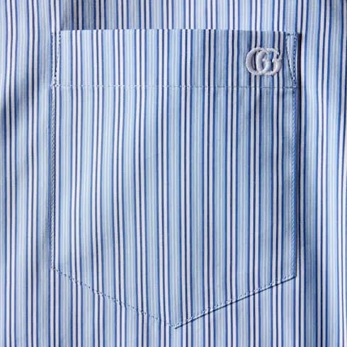 Cotton Poplin Shirt With Embroidery