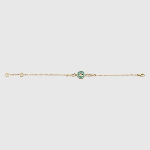 Gucci Interlocking 18K Chain Bracelet