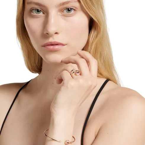Gucci Interlocking 18K Spiral Ring