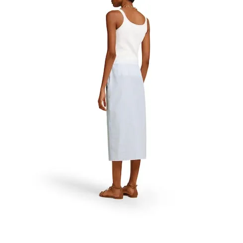 Gucci Cotton Fil Coupé Skirt