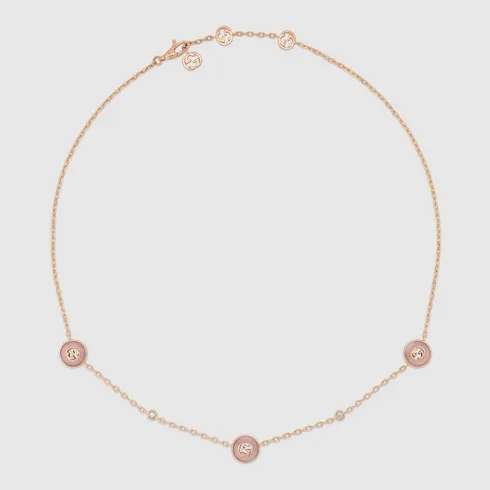 Gucci Interlocking 18K Chain Necklace
