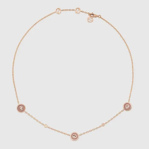 Gucci Interlocking 18K Chain Necklace
