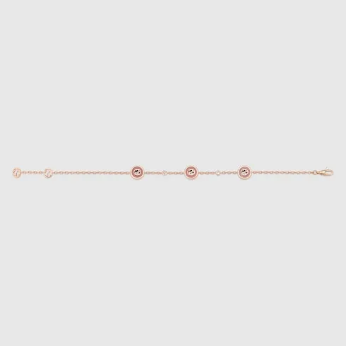 Gucci Interlocking 18K Chain Bracelet