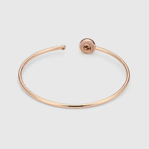 Gucci Interlocking 18K Bangle Bracelet