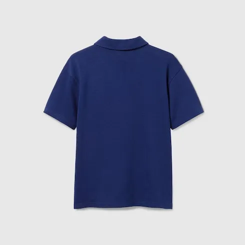 Children's Cotton Polo Shirt With Print