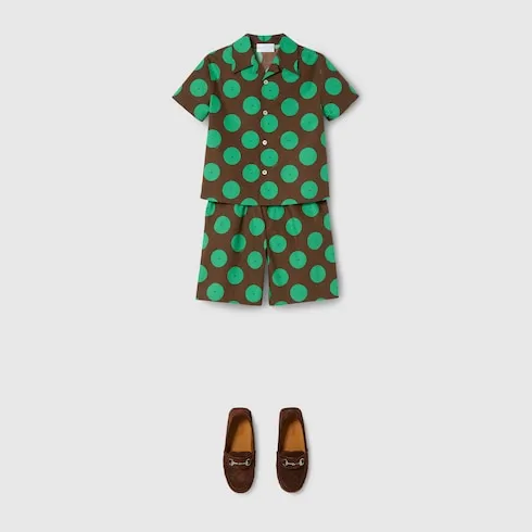 Children's Printed Cotton Shirt