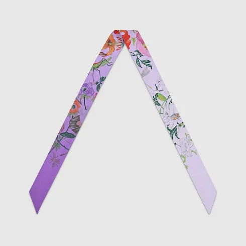Printed Silk Twill Ribbon