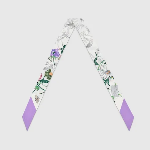 Printed Silk Twill Ribbon