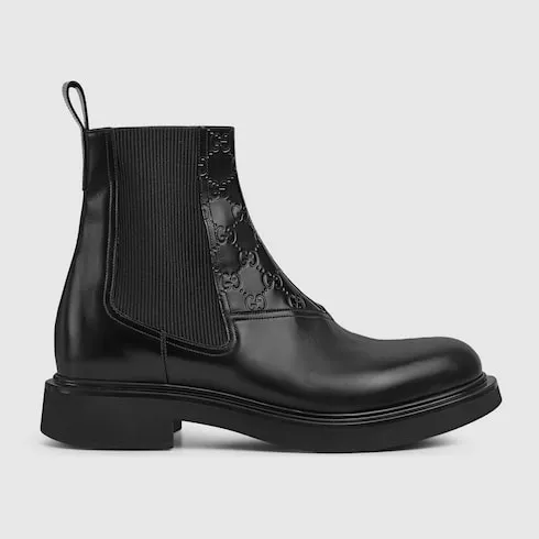 Ankle Boot With Gg Detail