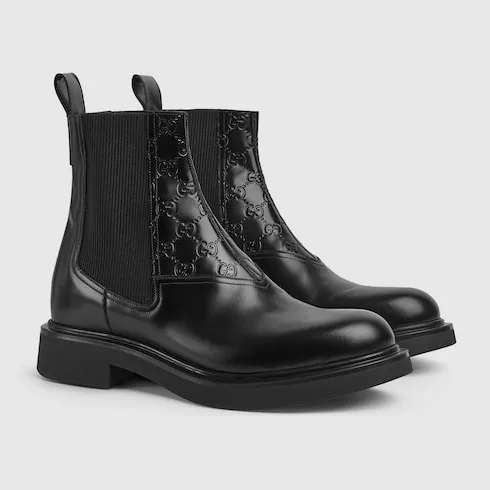 Ankle Boot With Gg Detail