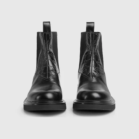 Ankle Boot With Gg Detail