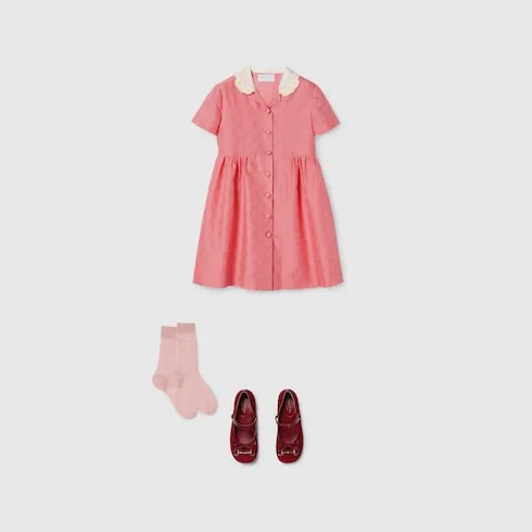 Children's Gg Cotton Dress