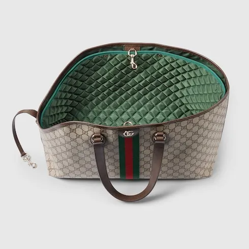 Gg Monogram Medium Pet Tote Bag