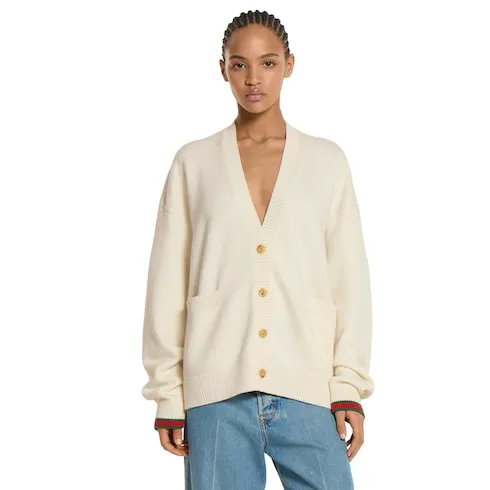 Wool Cashmere Cardigan