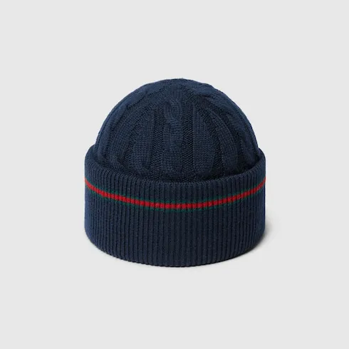 Children's Wool Hat With Web