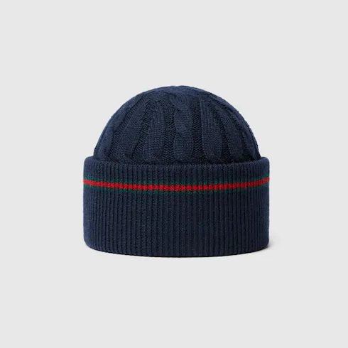 Children's Wool Hat With Web