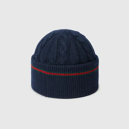 Children's Wool Hat With Web