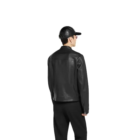 Soft Leather Zip Jacket