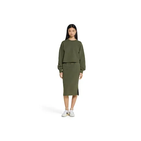 Cotton Jersey Sweatshirt With Embroidery