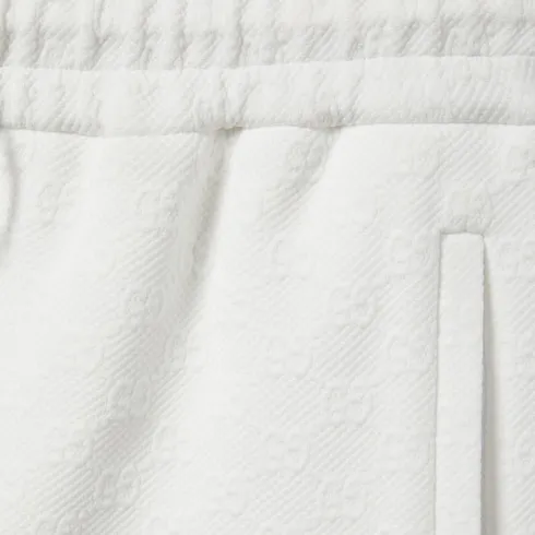 Embossed Gg Technical Jersey Shorts