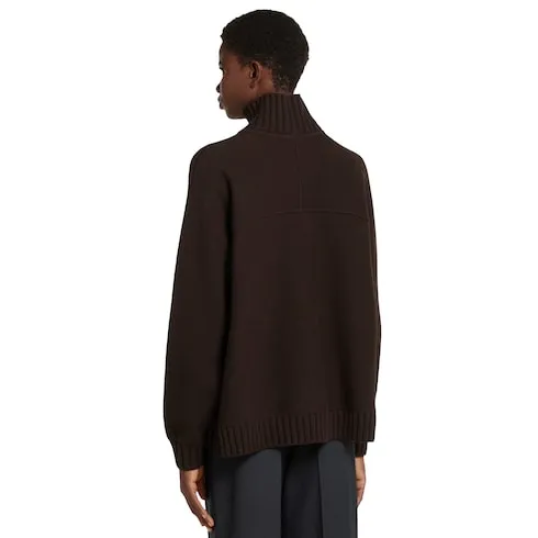 Wool Cashmere Sweater With Horsebit