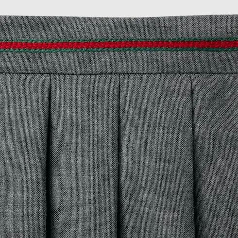 Children's Wool Skirt With Embroidery