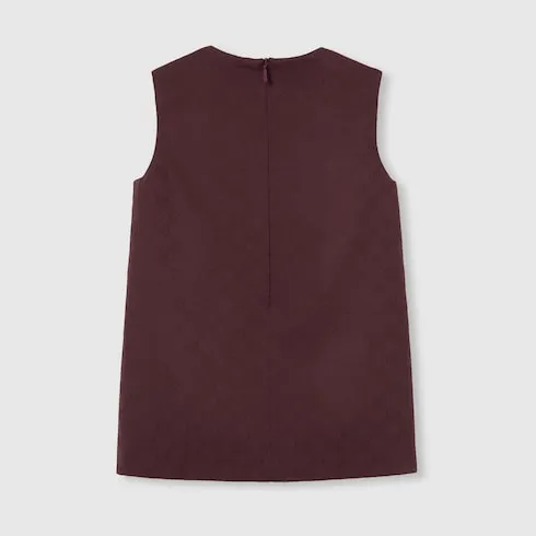 Children's Gg Wool Dress