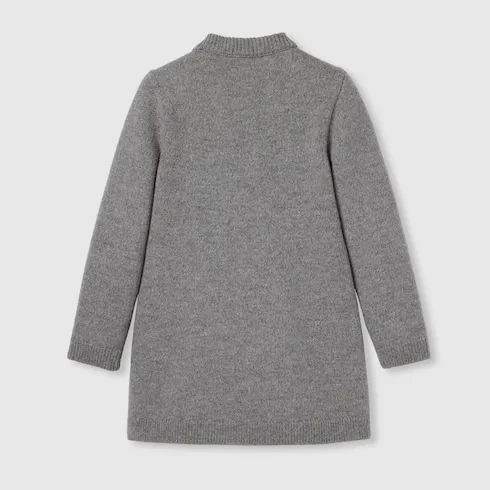 Children's Wool Coat With Web
