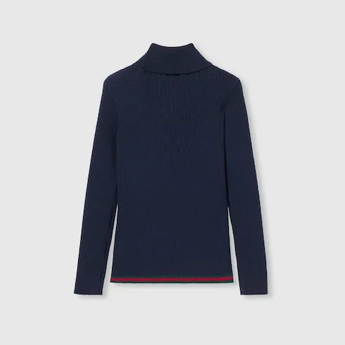 Children's Ribbed Wool Sweater