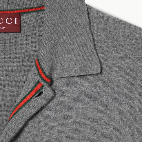 Wool Cashmere Knit Cardigan