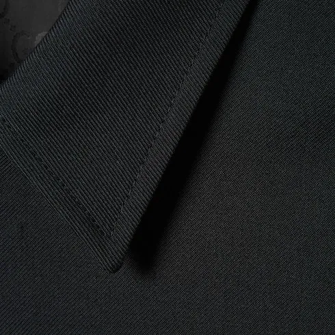 Wool Twill Zip Overshirt