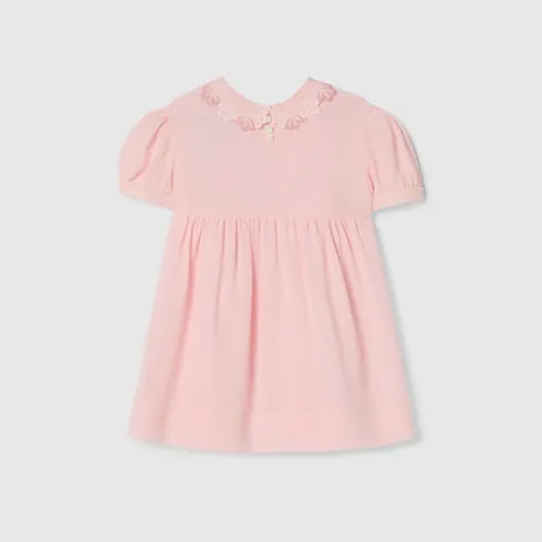 Baby Embroidered Silk Dress