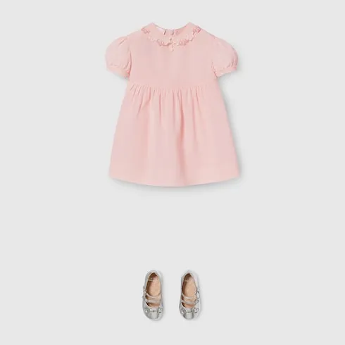 Baby Embroidered Silk Dress