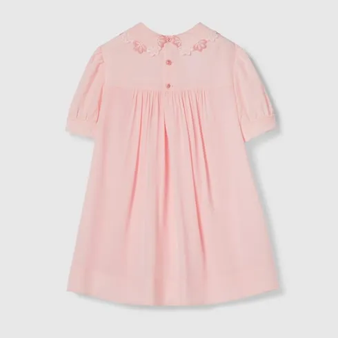 Children's Embroidered Silk Dress